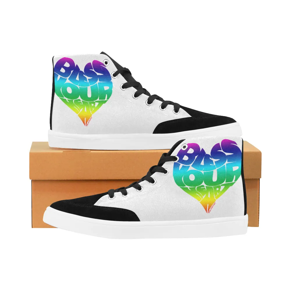 BLESS YOUR HEART MEN'S HI-TOP SHOES