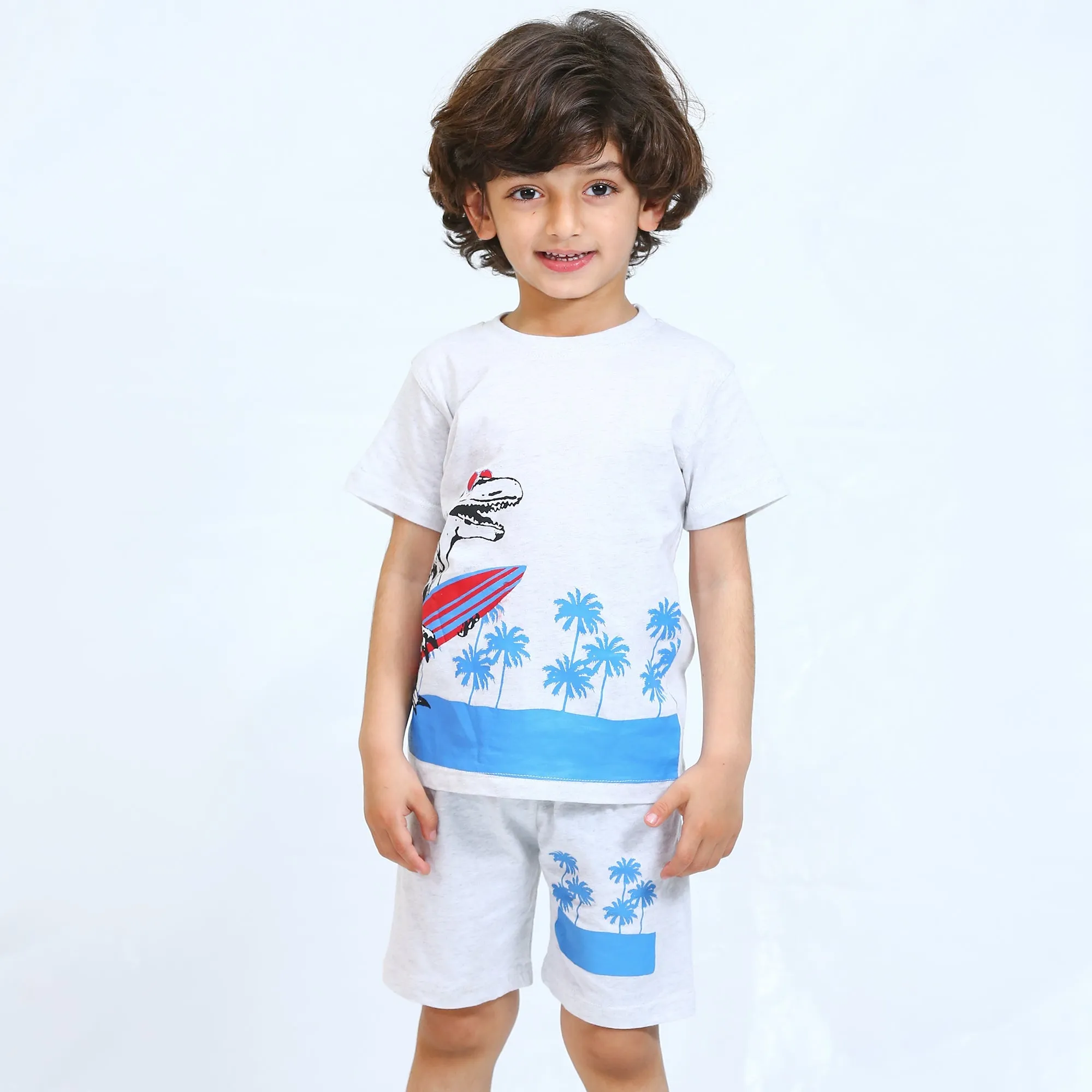 BOYS 2PC SUIT DINOSAUR