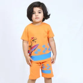 BOYS 2PC SUIT DINOSAUR