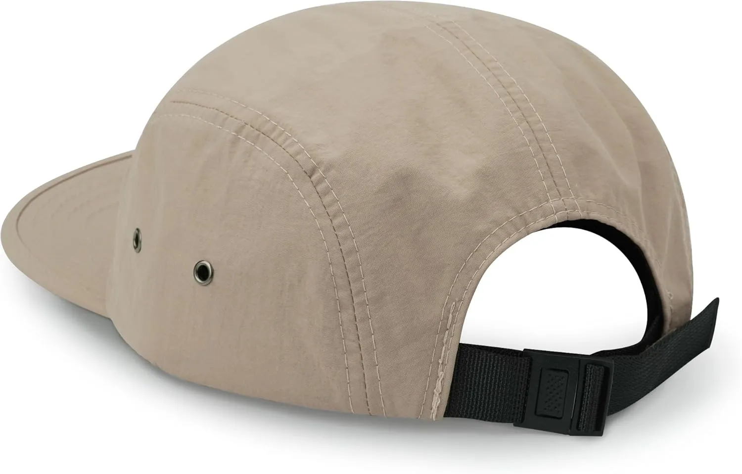 CLAPE Men's Snapback Hat 5 Panel Hat Women Flat Brim Embroidered Baseball Cap with Adjustable Straps Outdoor Camper Hat
