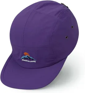 CLAPE Men's Snapback Hat 5 Panel Hat Women Flat Brim Embroidered Baseball Cap with Adjustable Straps Outdoor Camper Hat