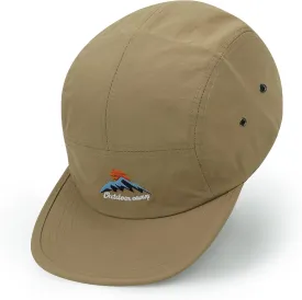 CLAPE Men's Snapback Hat 5 Panel Hat Women Flat Brim Embroidered Baseball Cap with Adjustable Straps Outdoor Camper Hat