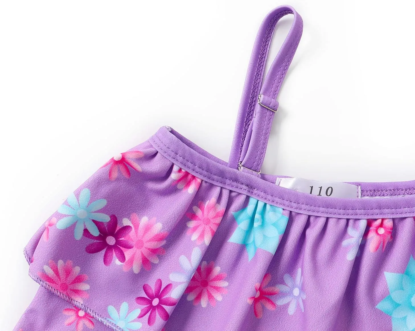 Jurebecia Girls 2 Pieces Swimsuit Princess Bikini Bathing Suit Tankini Magic Family Adventure Swimwear