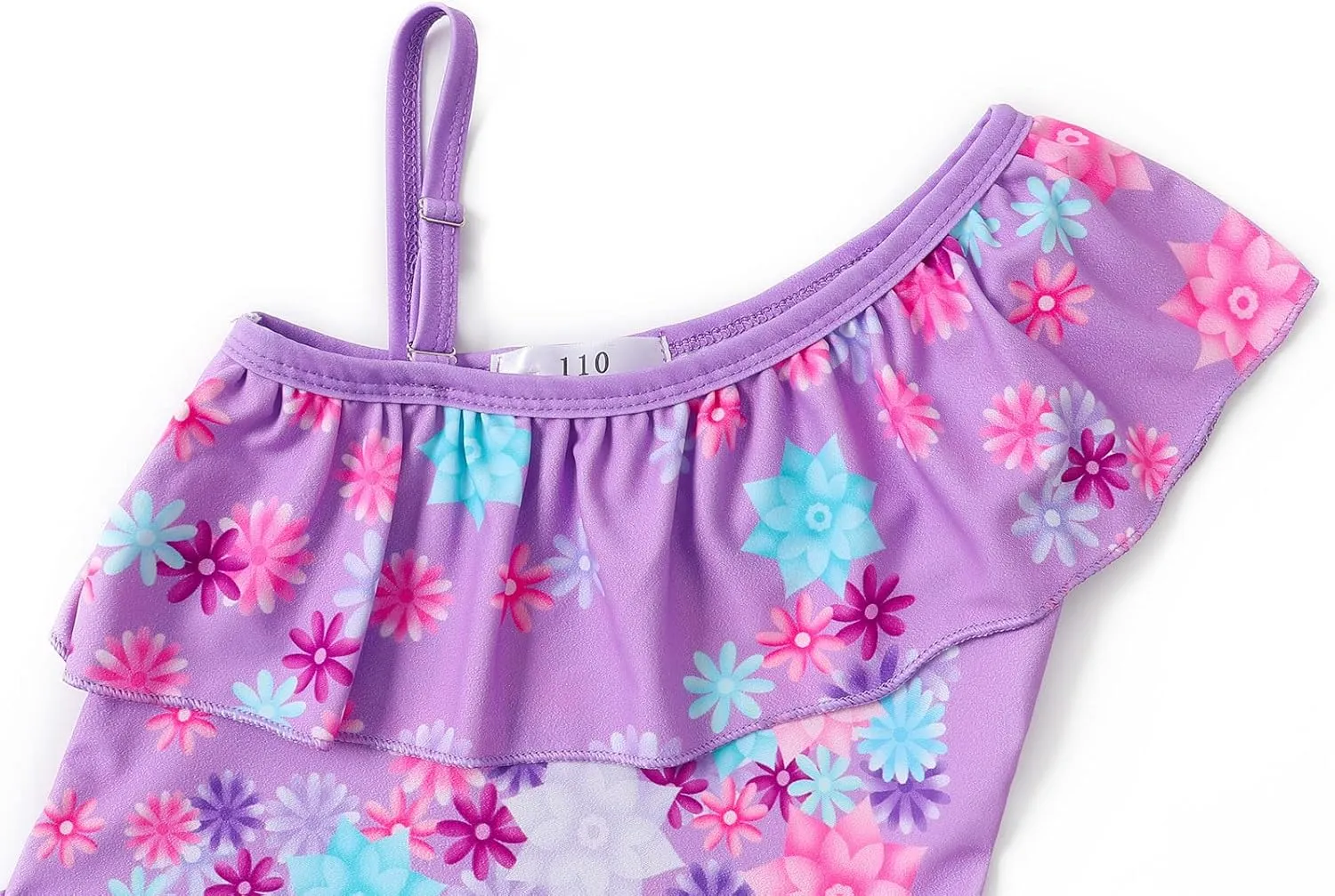 Jurebecia Girls 2 Pieces Swimsuit Princess Bikini Bathing Suit Tankini Magic Family Adventure Swimwear
