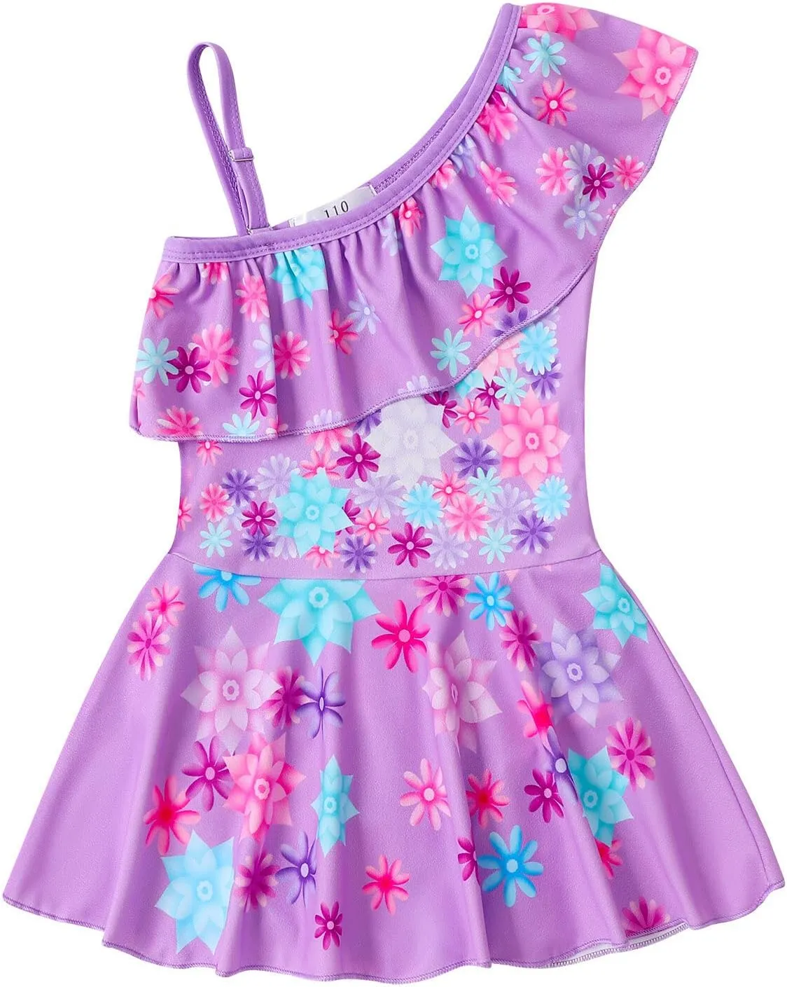 Jurebecia Girls 2 Pieces Swimsuit Princess Bikini Bathing Suit Tankini Magic Family Adventure Swimwear