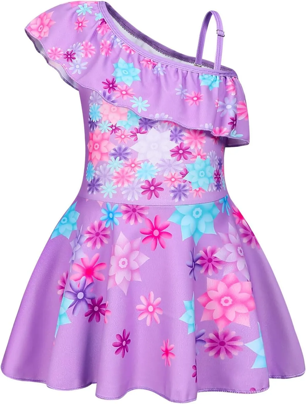 Jurebecia Girls 2 Pieces Swimsuit Princess Bikini Bathing Suit Tankini Magic Family Adventure Swimwear