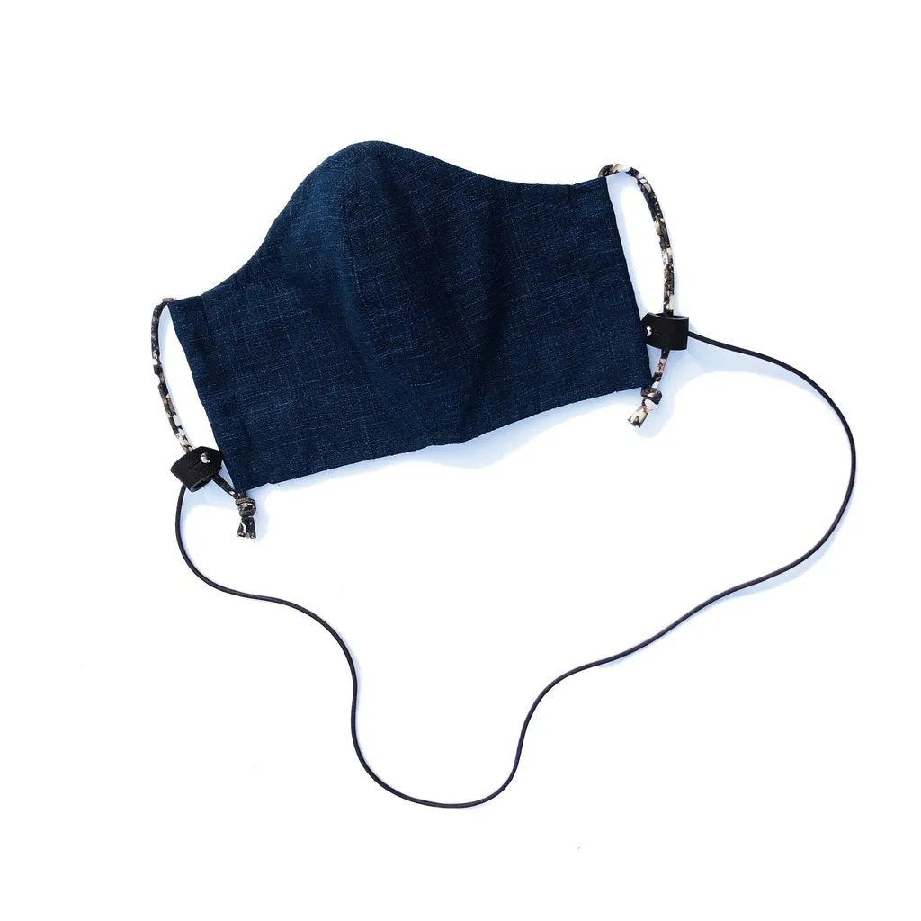 Leather Face Mask Holder