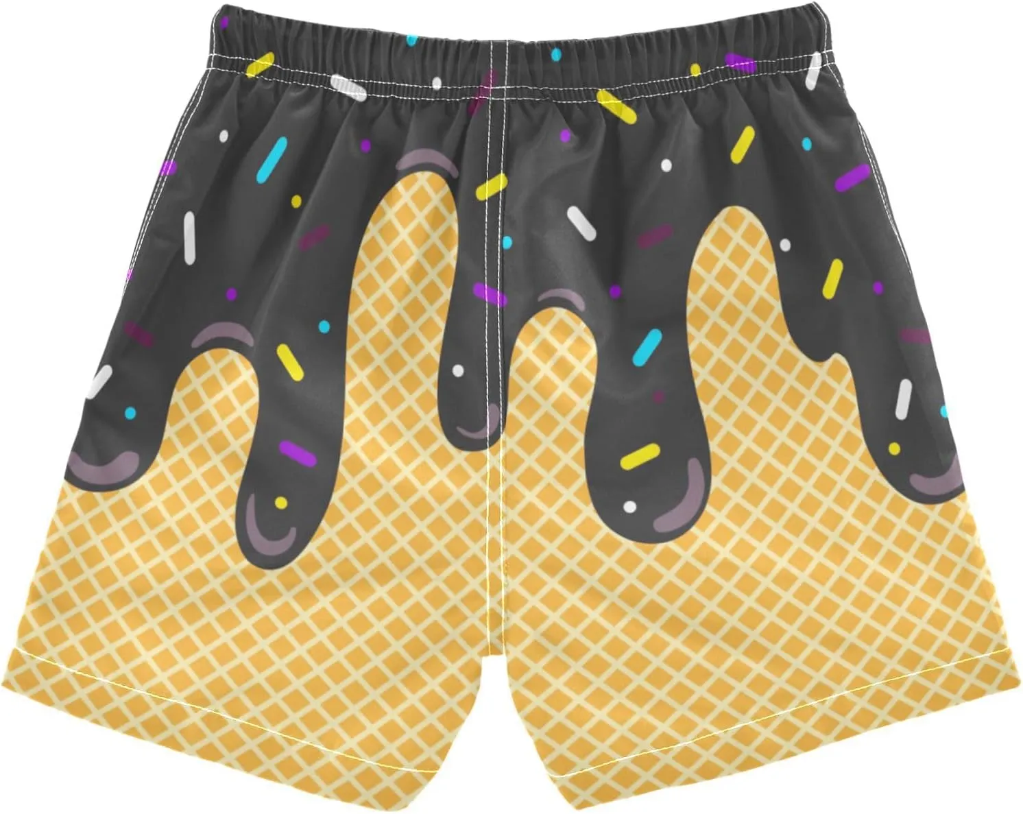 Little Boys Swim Trunks Beach Board Shorts Quick Dry Swimsuit Bathing Suits with Mesh Lining