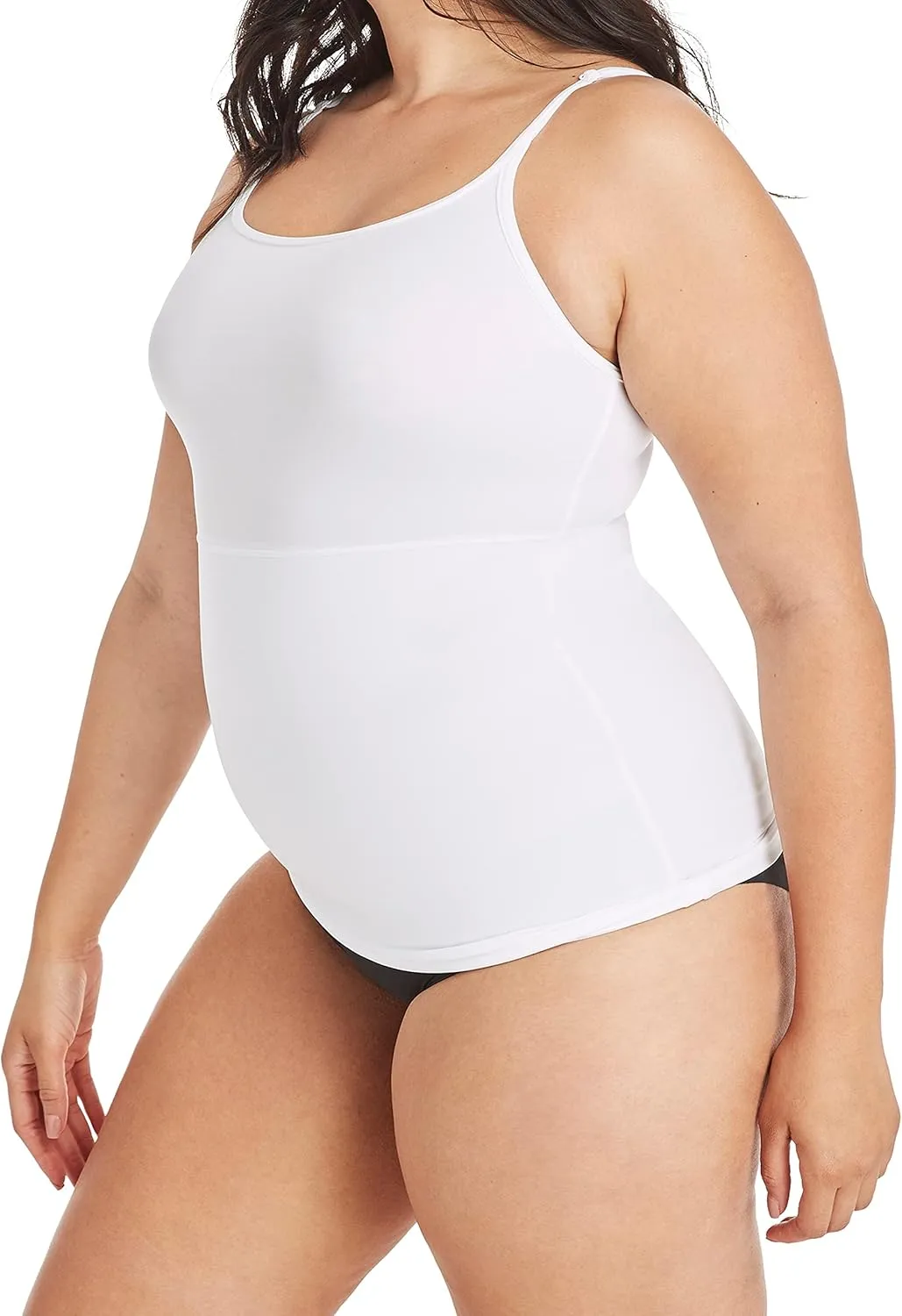 Maidenform Women's Shapewear Cami Tank Top, Tummy Control Tank, Longer Length Back-Smoothing Tank