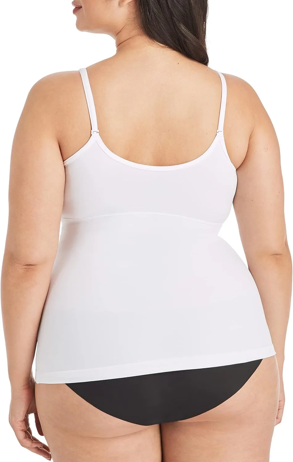 Maidenform Women's Shapewear Cami Tank Top, Tummy Control Tank, Longer Length Back-Smoothing Tank