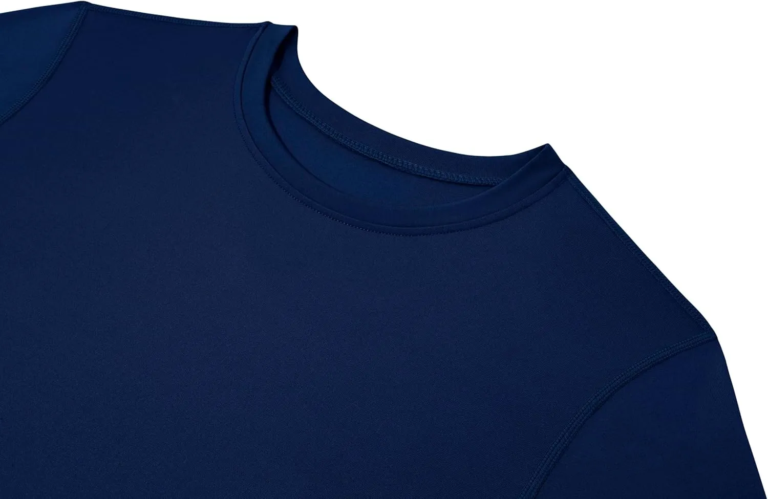 Men's Compression Shirts Long Sleeve Athletic Workout Top, Rash Guard Base Layer Sports Undershirt - Crew Neck