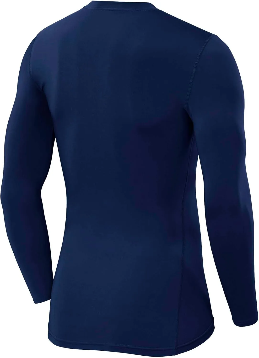 Men's Compression Shirts Long Sleeve Athletic Workout Top, Rash Guard Base Layer Sports Undershirt - Crew Neck