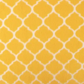Printed Fleece - OUTBACK - Trellis - Yellow