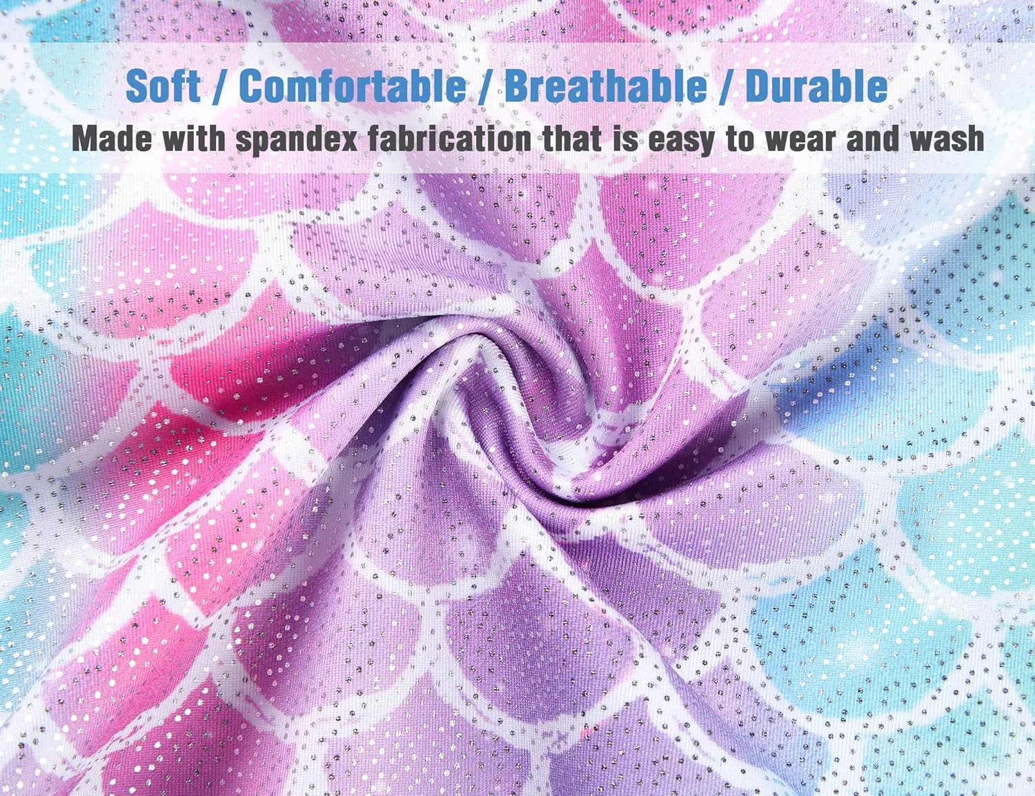 TENVDA Gymnastics Leotards for Girls Sparkly Unicorn Rainbow Long Sleeve Kids Tumbling Outfit Age 2-9 Years Old