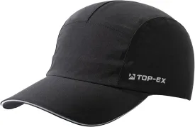 TOP-EX L/XL/XXL 5-Panel Water-Resistant Baseball Performance Cap Running Golf