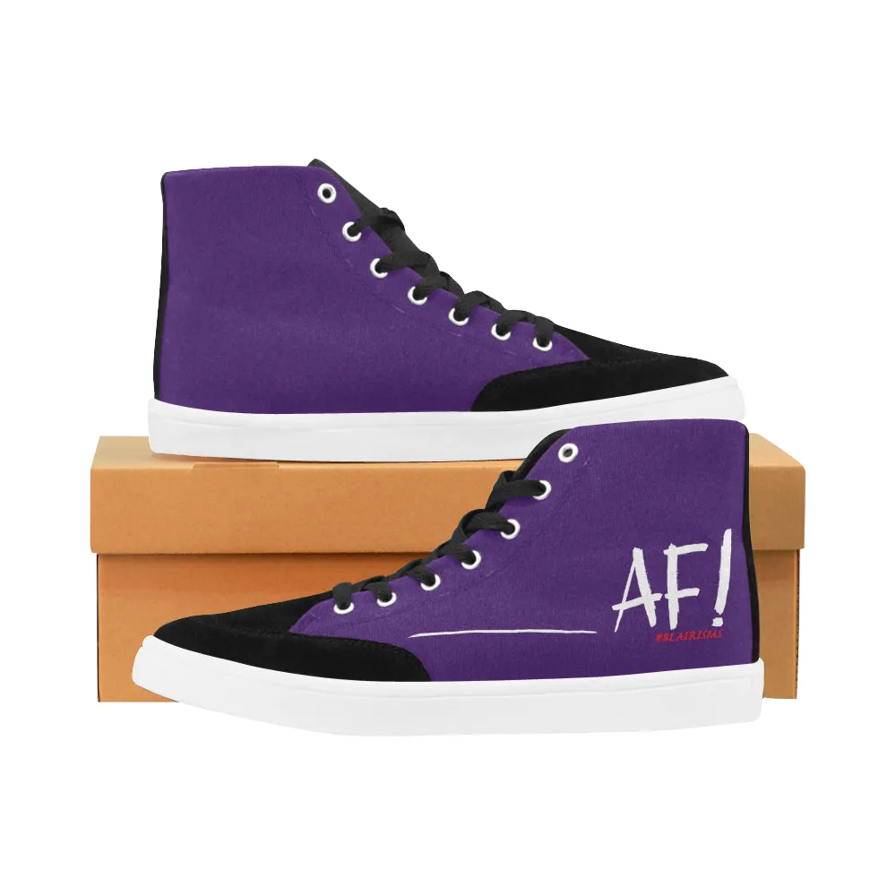 WHITE AF WOMEN'S HI-TOP SHOES