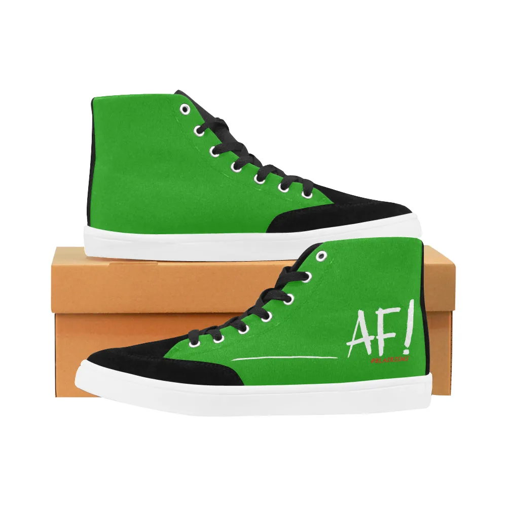 WHITE AF WOMEN'S HI-TOP SHOES