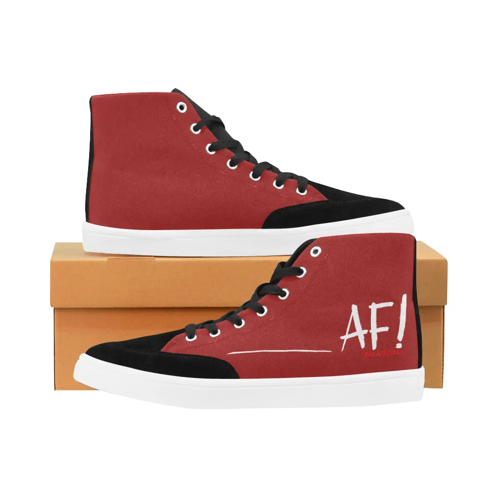 WHITE AF WOMEN'S HI-TOP SHOES