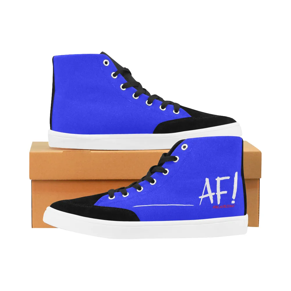 WHITE AF WOMEN'S HI-TOP SHOES