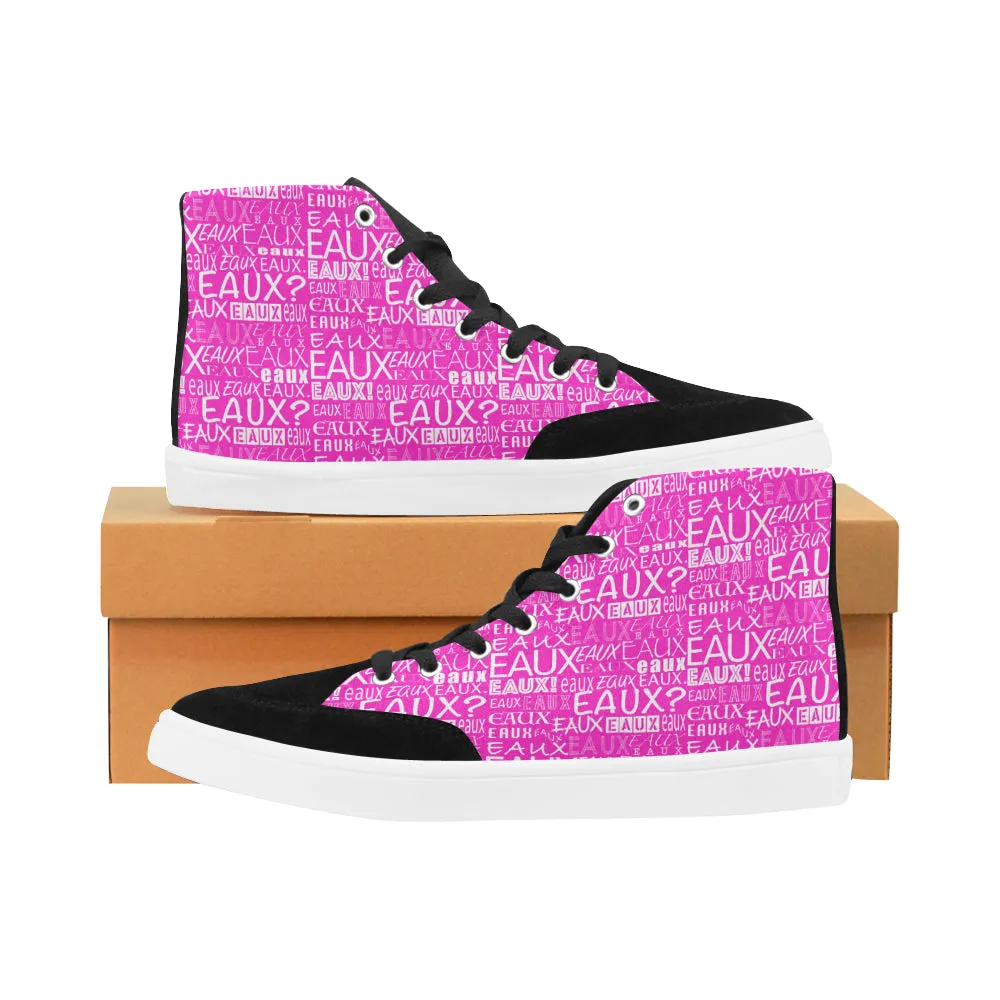 WHITE ALLEAUXVER WOMEN'S HI-TOP SHOES