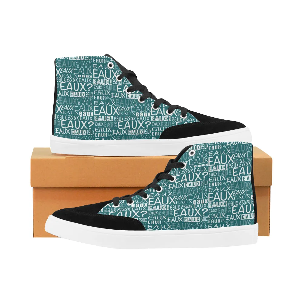 WHITE ALLEAUXVER WOMEN'S HI-TOP SHOES