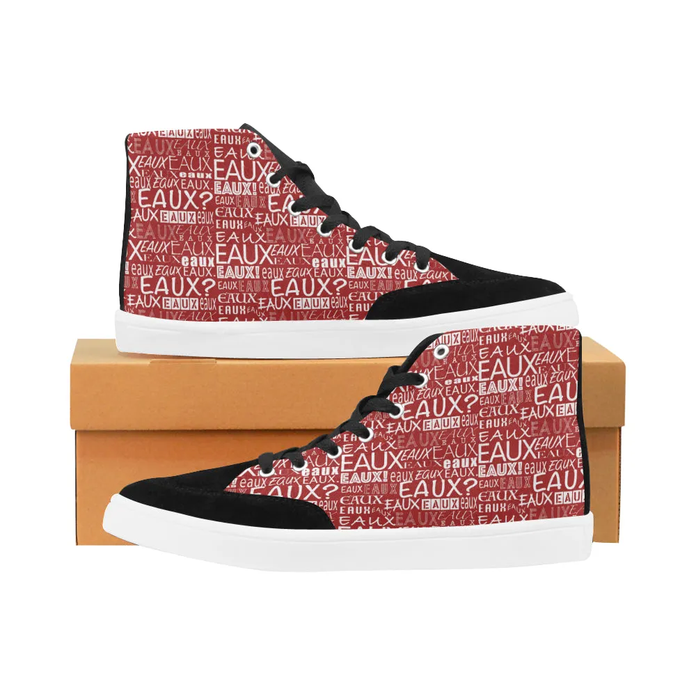 WHITE ALLEAUXVER WOMEN'S HI-TOP SHOES